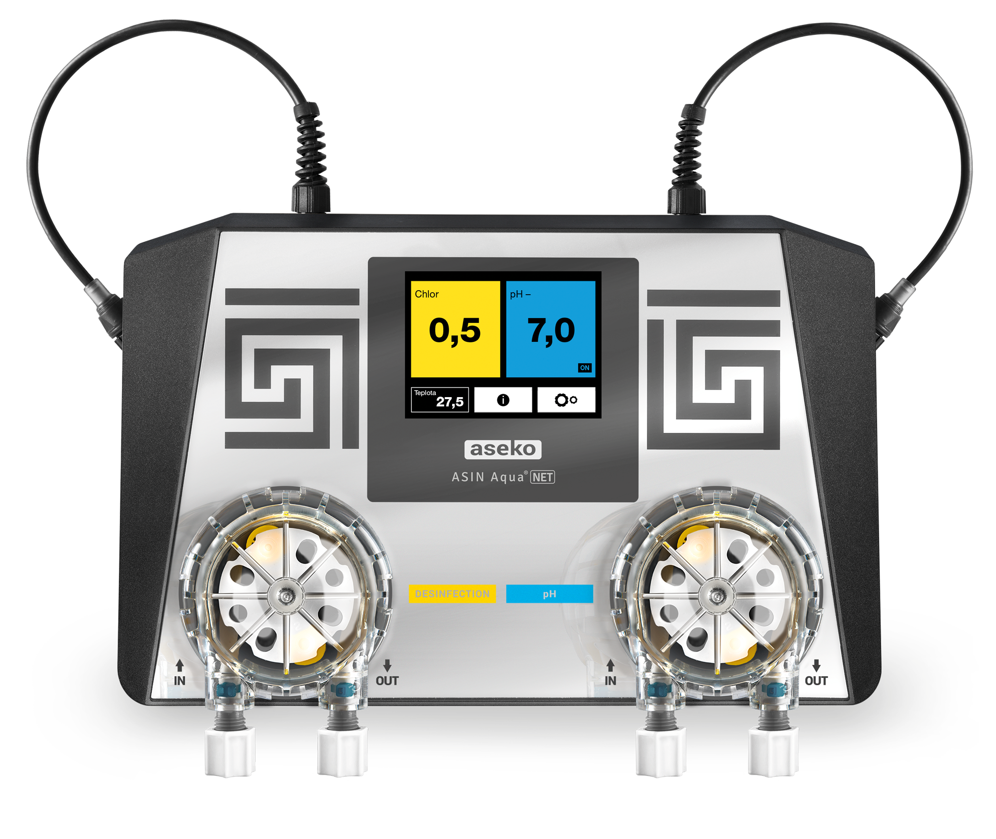 Aseko Asin Aqua Net - pool Chlorine and pH Modbus RTU template