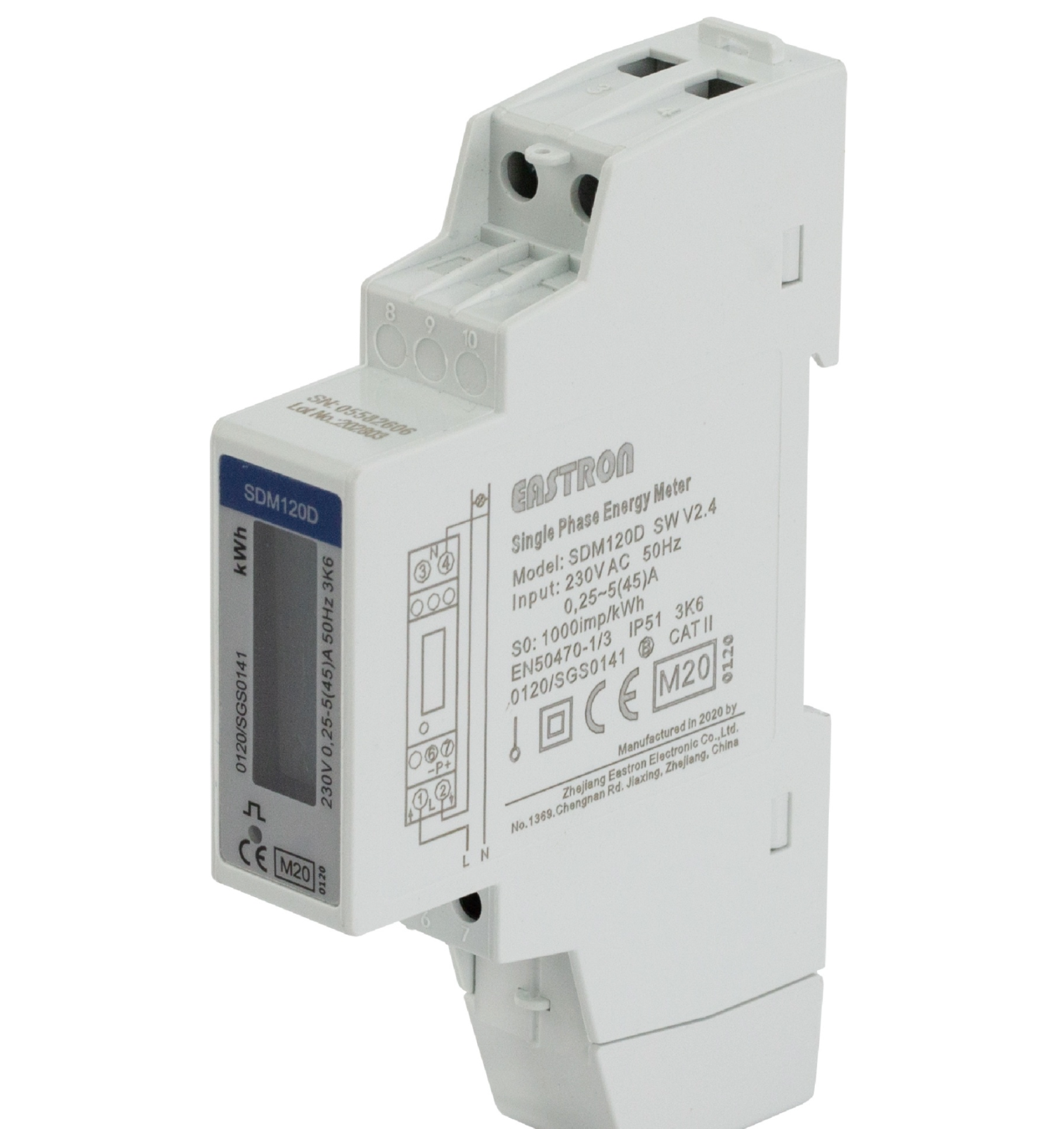 Eastron Eastron SDM120M Modbus RTU template