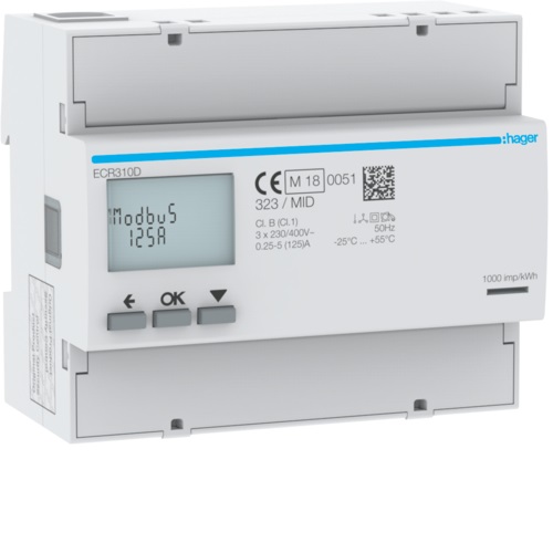 Hager Hager ECR310D Three-phase energy meter Modbus TCP template