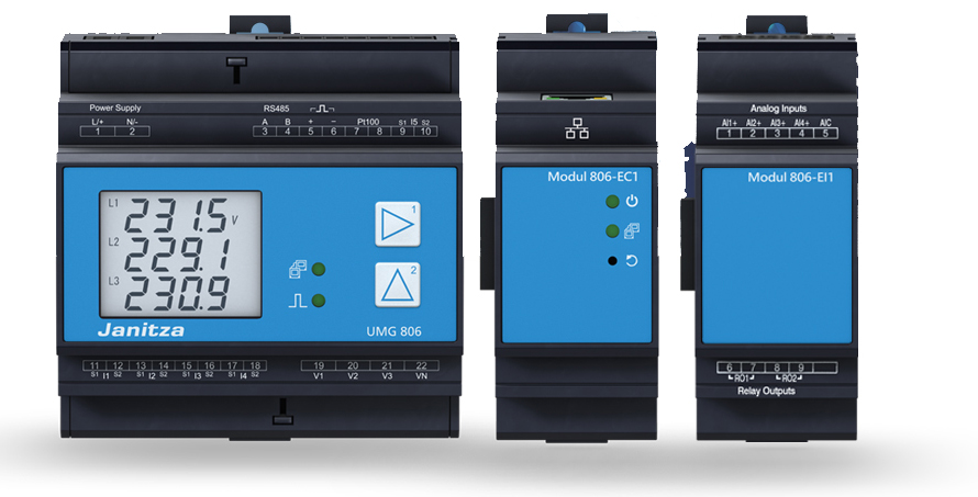 Janitza Janitza UMG 806-EC1 Modbus TCP Modbus TCP template