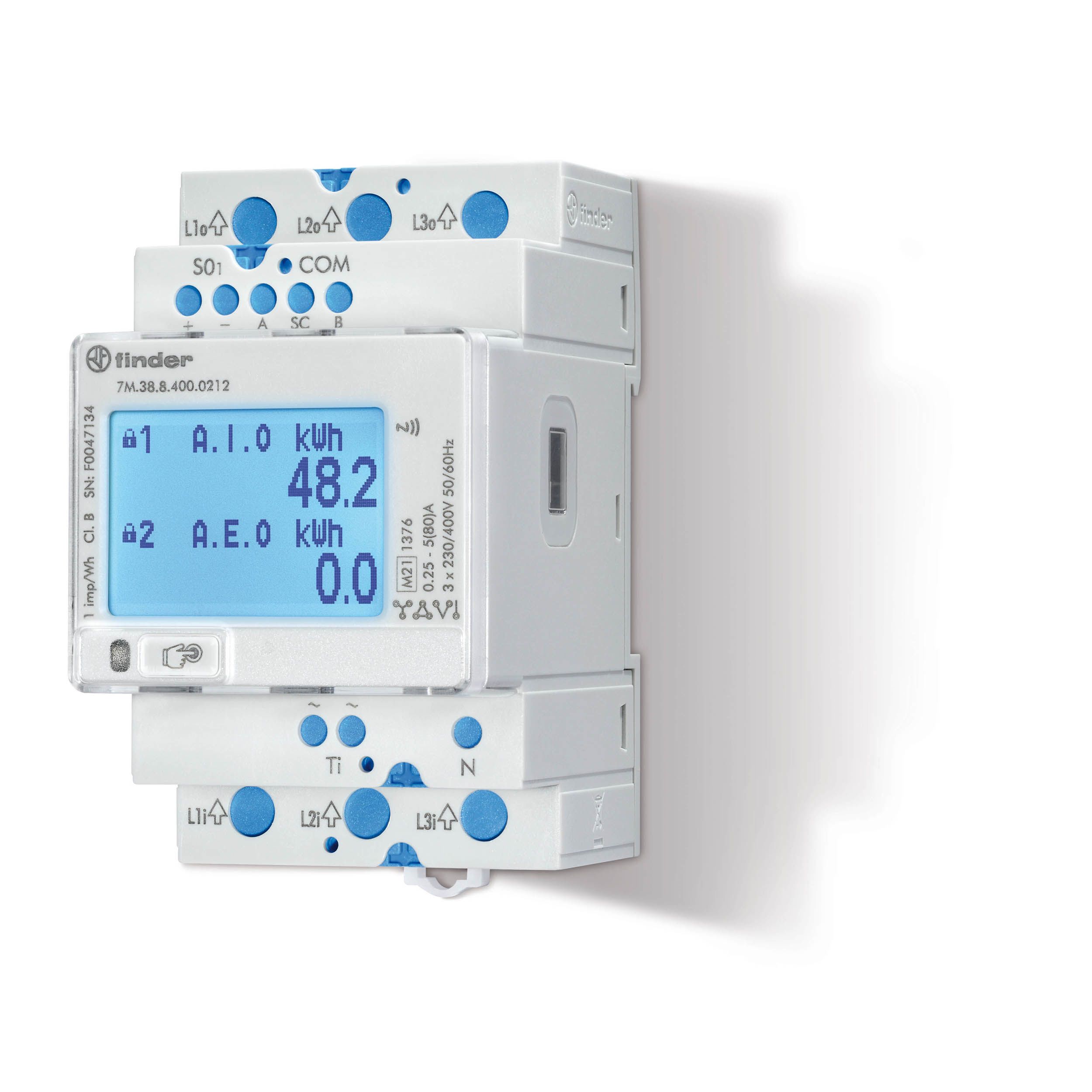 Finder Finder 7M.38 Modbus RTU template