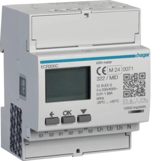 Hager Hager ECR300C Modbus RTU template