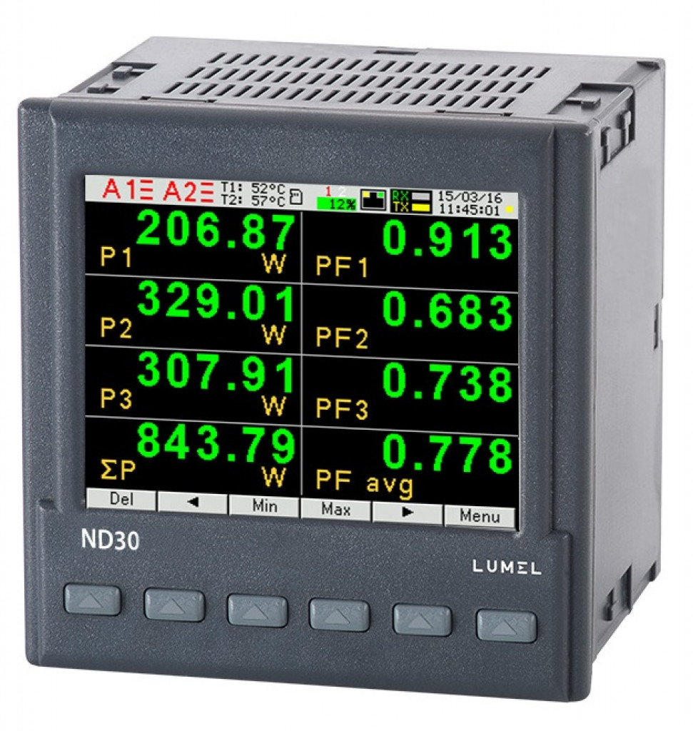 Free Modbus template: Lumel ND30