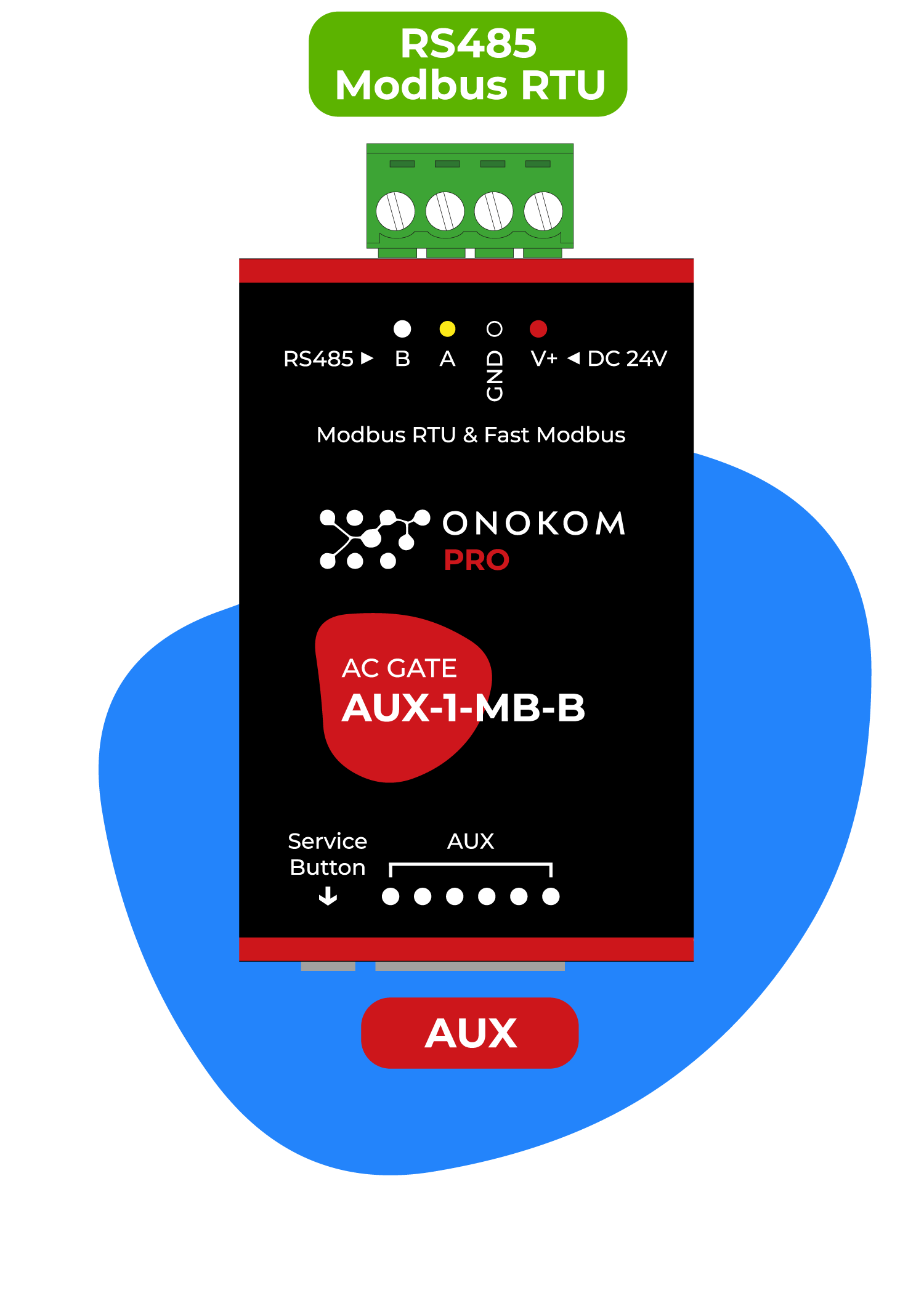 Onokom ONOKOM AIR AUX-1-MB-B Modbus RTU template