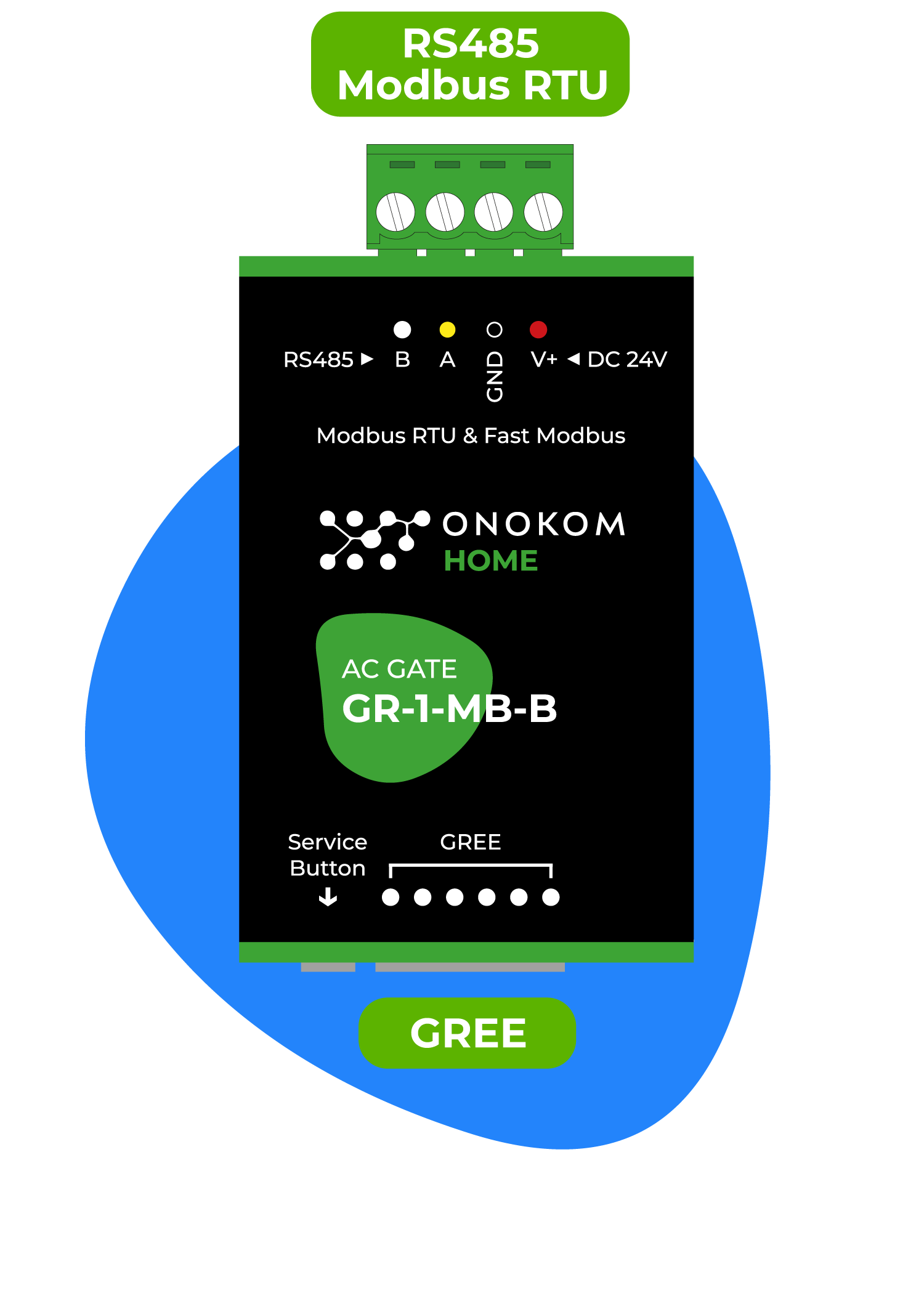 Onokom ONOKOM AIR GR-1-MB-B Modbus RTU template