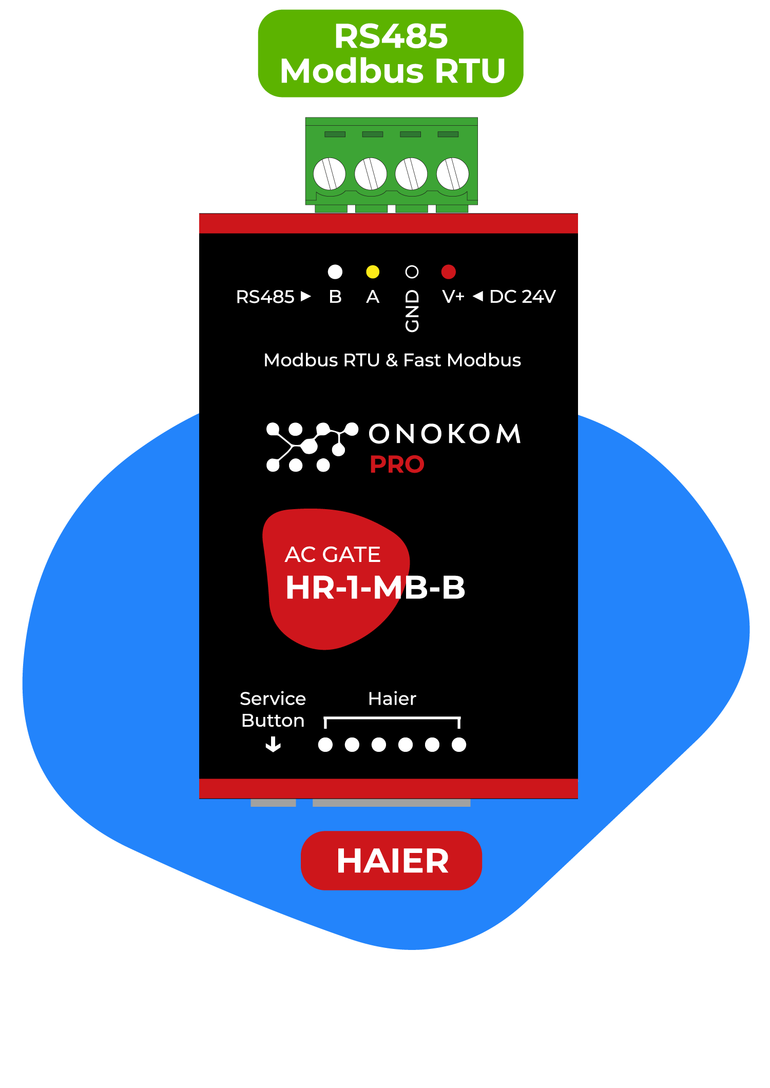 Onokom ONOKOM AIR HR-1-MB-B Modbus RTU template