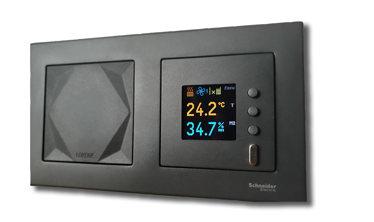 InLiving product (*can fit to any Schneider switch Socket) TFT display (modbus RTU protocol) Modbus RTU template